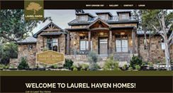 Desktop Screenshot of laurelhavenhomes.com